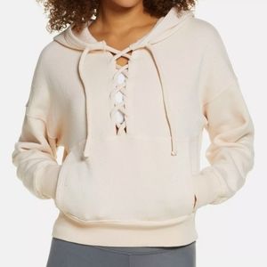 Free People Women's Hoodie Light Pink